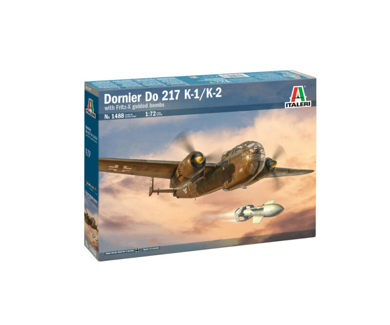 ITALERI 1:72 Dornier Do 217 K-1/K-2 mit Fritz-X / 510001488