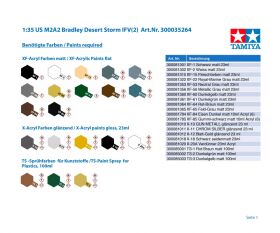 TAMIYA 1:35 US M2A2 Bradley Desert Storm IFV(2) / 300035264