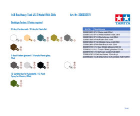1:48 Rus.Heavy Tank JS-2 Model 1944 ChKz / 300032571