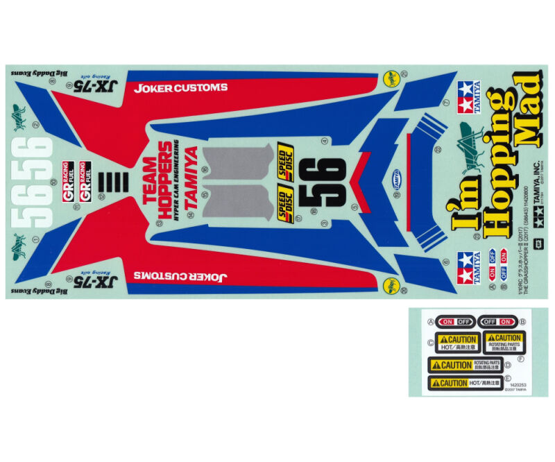 TAMIYA Aufkleber Grasshopper II / 319495904