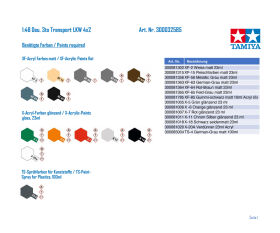 TAMIYA 1:48 Dt 3to Transport LKW 4x2 / 300032585