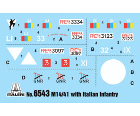 ITALERI 1:35 M14/41 with Italian Infantry / 510006543