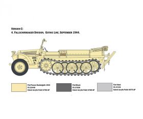 ITALERI 1:35 Sd.Kfz.10 Demag D7 w/German Paratr. / 510006561