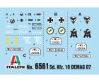 ITALERI 1:35 Sd.Kfz.10 Demag D7 w/German Paratr. / 510006561