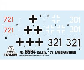 ITALERI 1:35 Sd.Kfz.173 Jagdpanther+winter crew / 510006564