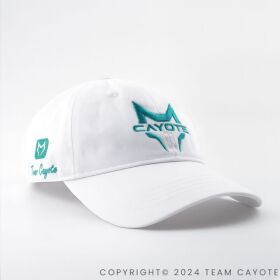 CAYOTE Ventilated Cotton Cap 03, White One Size Fits All...