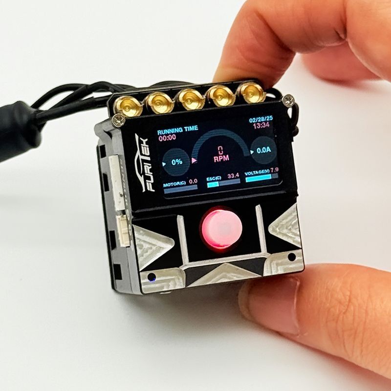 FURITEK Brushless 1/10 Stock/Mod Slidetech Race Regler sensored mit OLED + Lüfter / FUR2717