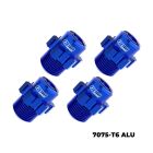 GPM TRAXXAS 1/8 Jato 4x4 & VXL Alu 17mm Radmitnehmer blau / GPMTJ010B