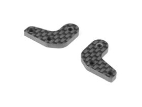 XRAY STEERING BLOCK CARBON EXTENSIONS - 2 DOTS (L+R) /...