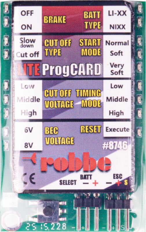 Robbe Modellsport RO-CONTROL Programmierkarte LITE / 8746