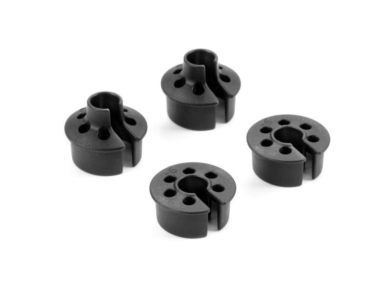 XRAY COMPOSITE SPRING COLLAR 0MM & -6MM - BIG BORE (2+2) / XRA368028