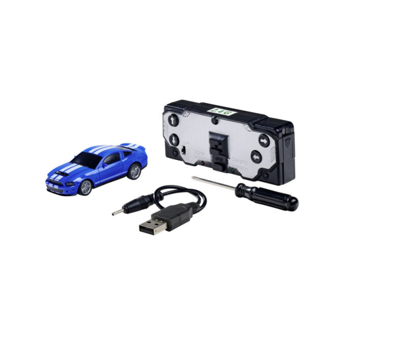 Carson 1:60 Nano Racer Ford Mustang Shelby GT500 blau / 500404334