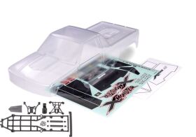 TRAXXAS Karosserie X-Maxx-MT klar Chevy K1500 mit...