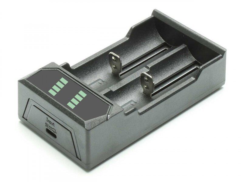 FliteZone USB Ladegerät Li-Ion 18650 / 18655