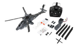 AMEWI / Apache AH-64D CP Helikopter 6G/3D RTF grau / 25369