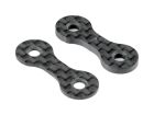 XRAY X4 FRONT ROLL-CENTER CARBON SPACER 1+2MM (1+1) / XRA302123