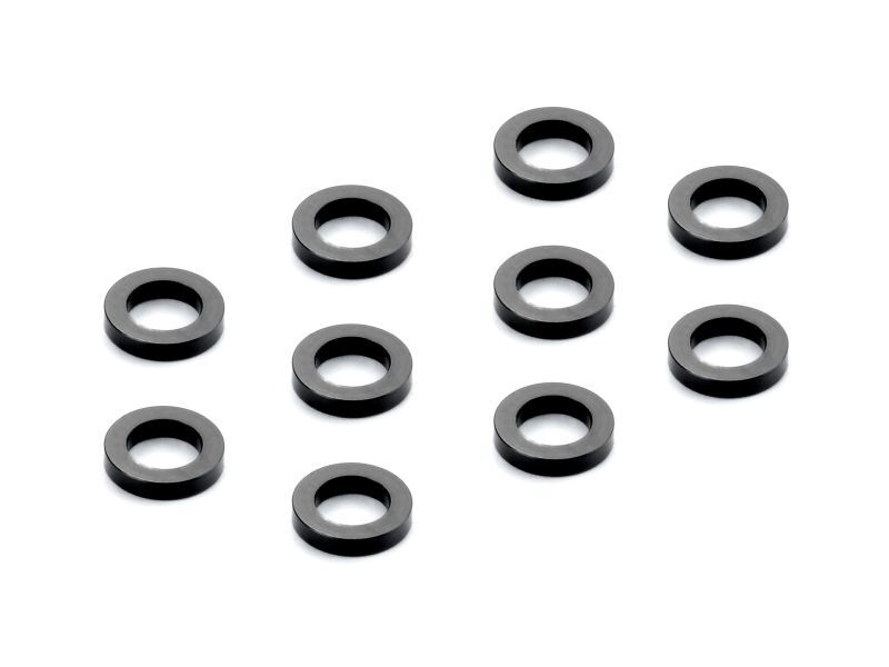 XRAY ALU SHIM 3x5x1.0MM - BLACK (10) / XRA303141-K