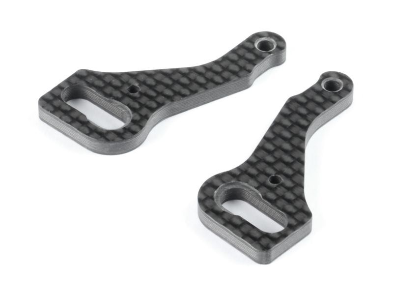 XRAY X4 CARBON FRONT STEERING PLATE (L+R) / XRA303380