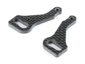 XRAY X4 CARBON FRONT STEERING PLATE (L+R) / XRA303380