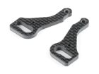 XRAY X4 CARBON FRONT STEERING PLATE (L+R) / XRA303380