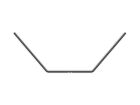 XRAY X4 ANTI-ROLL BAR AAM - ABOVE ARM MOUNT - REAR 1.2MM / XRA303842