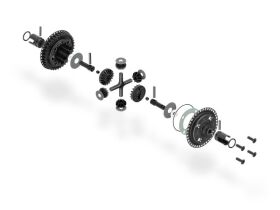 XRAY X4 BB GEAR DIFFERENTIAL FOR UNI BULKHEADS - SET /...