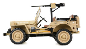 AMEWI / Jeep Willys MB Scale Crawler 4WD 1:14 RTR sand / 22738