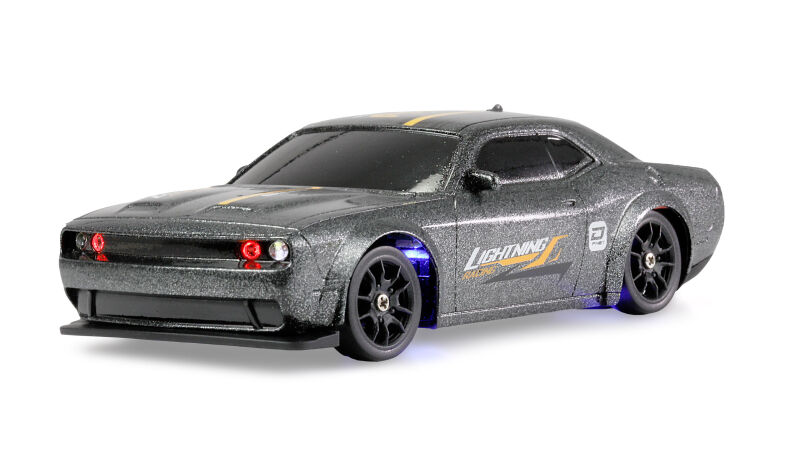 AMEWI / Drift Sport Muscle Car mit Gyro 4WD 1:43 RTR grau / 21137