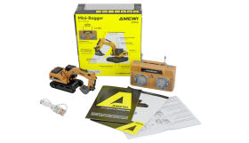 AMEWI / Mini-Bagger aus Metall proportional 8-Kanal 1:64 RTR / 22744