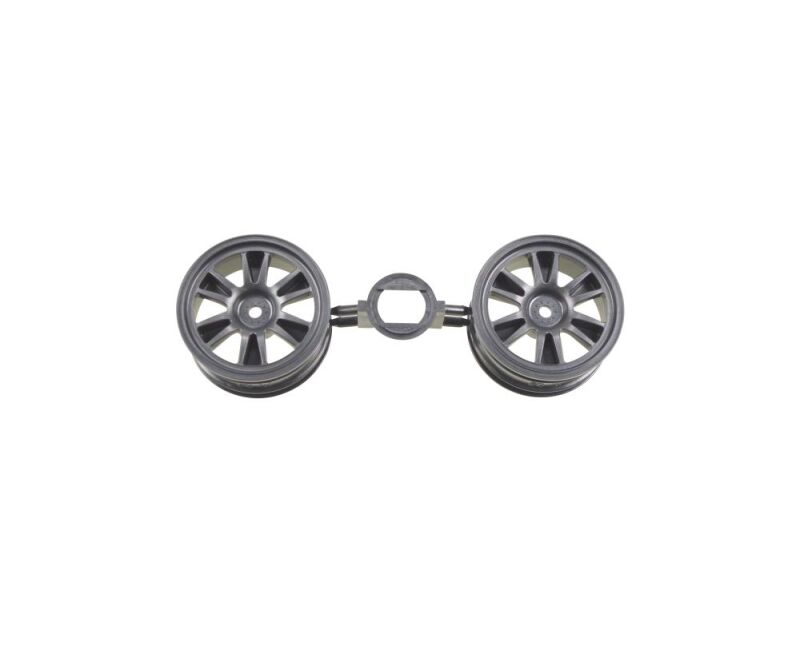TAMIYA 12-Speichen Felge 26mm (2) Dkl.Gunmetal / 310446216