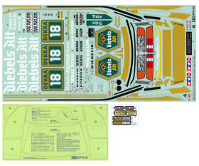 TAMIYA Aufkleber M-B 190E EVOII Diebels-Alt / 319495893