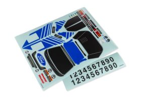 TRAXXAS Mini Rally VXL Ford RS200 Aufkleberbogen /...