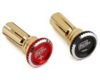 ProTek RC Twist-Lock 5mm Stecker mit Grips rot/schwarz / PTK-5079