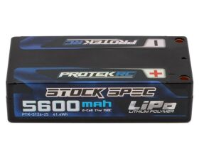 ProTek RC (7.4V, 5600mAh, 96x47.86x25mm, 224g) 2S 150C...