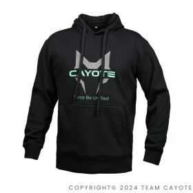 CAYOTE Classic-Fit Black Pullover Hoodie Größe...