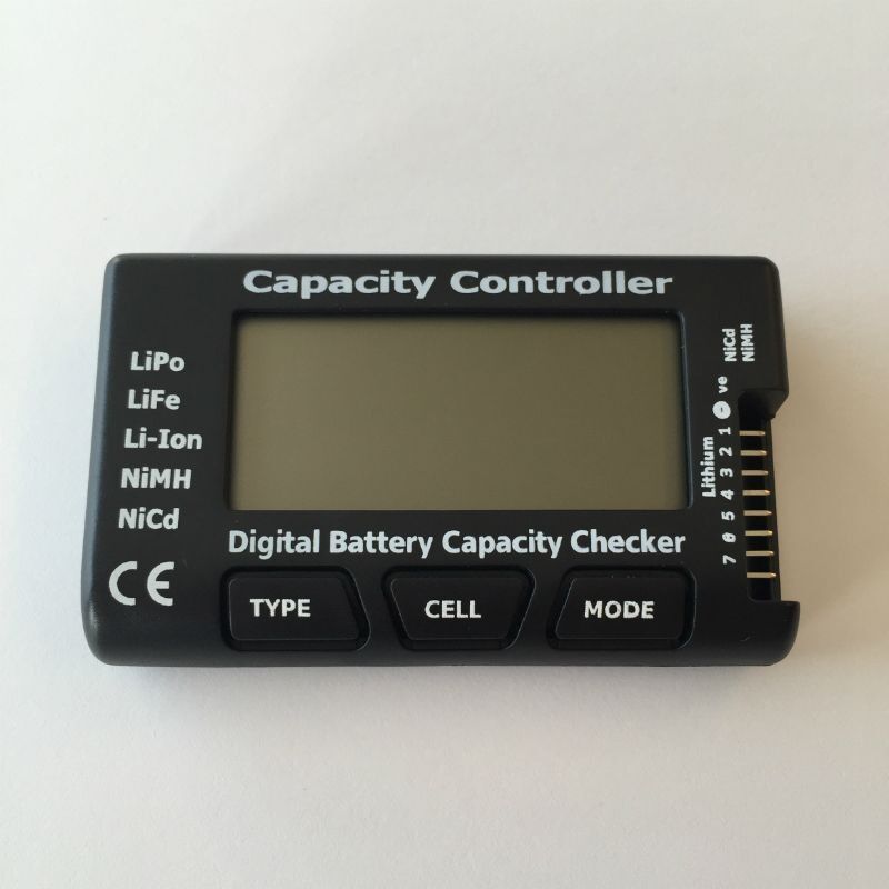 H-SPEED Digitaler Akku Checker 2-7S, LiPo, LiFe, Li-Ion, NiCd / HSP0013