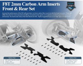 SPARKO Sparko F8T Carbonfaser-Vorderarm-Einsätze 2...