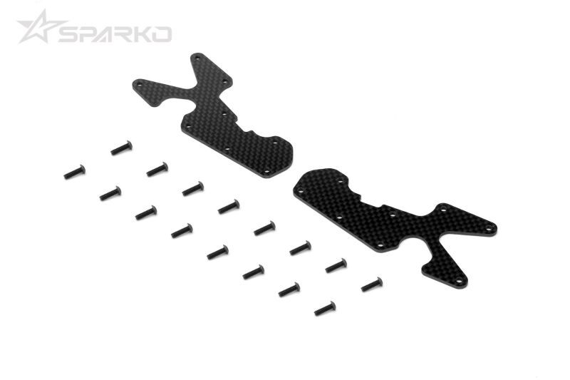 SPARKO Sparko F8T Carbonfaser-Hinterradaufhängungseinlagen 2 mm (2) / SPKF83024-20OP