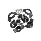 Alu Lenkhebel, C-Träger vo und Rädträger hi +KT schwarz / GPMTXMS192122NBK