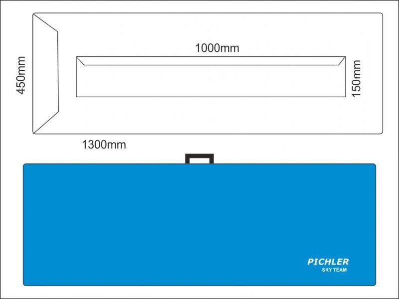 PICHLER Flächenschutztaschen Sky Team 1300 x 450 mm (VE=1 Paar) / 17702