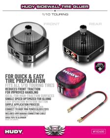 HUDY SIDEWALL TIRE GLUER 1/10 TOURING / HUD102400
