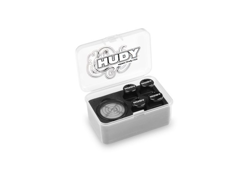 HUDY 10mm SET-UP BOARD LEVEL ADJUSTABLE FEET (4) / HUD108280