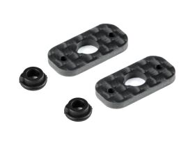 CARBON REAR WING MOUNT - 1/10 ELECTRIC (2) / HUD293312