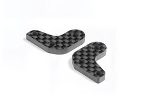 XRAY STEERING BLOCK CARBON EXTENSIONS - 1 DOT (L+R) /...