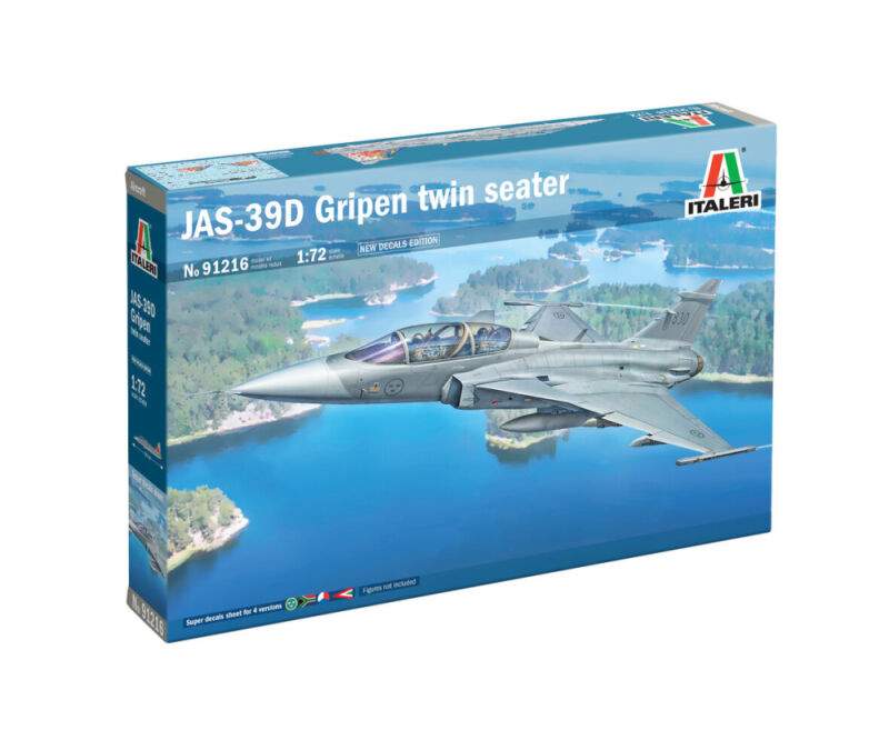 ITALERI 1:72 JAS-39D Gripen Doppelsitzer / 510091216