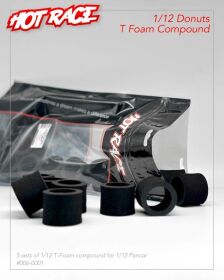 HOTRACE 1/12 Pancar Moosgummi-Reifen T-Foam nur Donut 5...