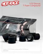 HOTRACE 1/12 Pancar Moosgummi-Reifen T-Foam nur Donut 5 Satz vo/hi / HRE006-0001