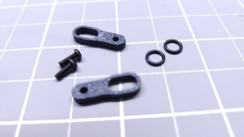 CRC Alu Dämpfer Hardware O-ring seals, screws, torque arms / CRC3113