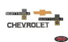 RC4WD Chevrolet K10 Scottsdale Metal Emblem Set (K20) / RC4ZS0112