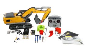 AMEWI G100E Vollmetall Bagger 1:18 RTR / 22749